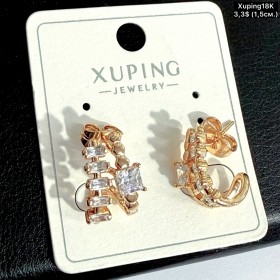 Сережки Xuping18К 20541 (1.5см)
